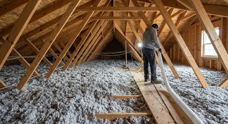 Blown In Insulation Service
